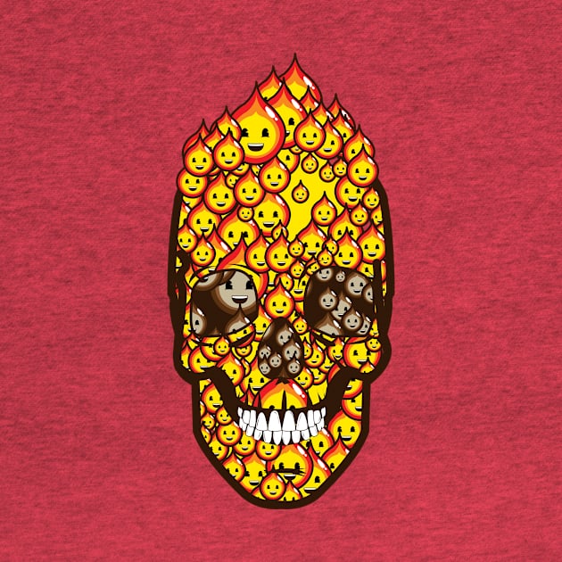 Flameboy Skull by Yamabushi's Kawaii Store